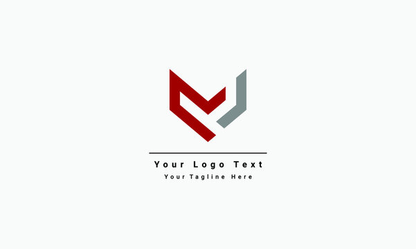 M Letter Logo concept. Creative Minimal emblem design template. Universal elegant icon. M up arrow logo concept. Graphic Alphabet Symbol for Corporate Business Identity. blue Vector element.