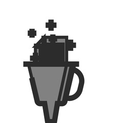 electric plug isolated on white background