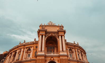 The main attraction in Odessa on a cloudy day.