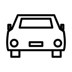 Classic car icon vector