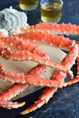 red crab on the market