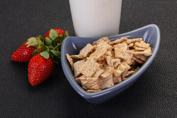 Wheat flakes for breakfast