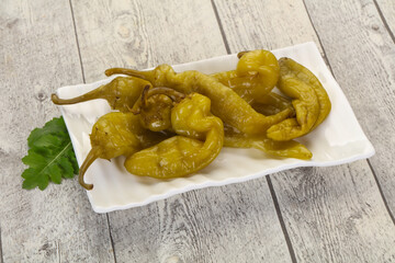 Pickled green pepper