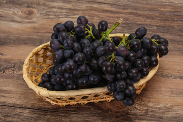 Fresh ripe sweet red grape