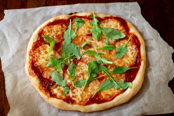 home made pizza Italian cuisine