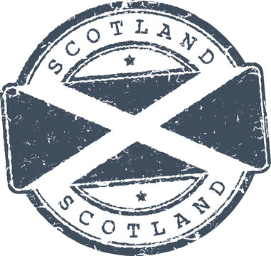 Grunge stamp Scotland