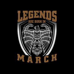 March design vector, suitable for the design of t-shirts, mugs, smartphone and others.