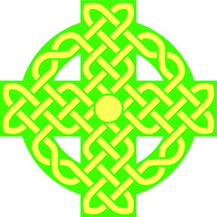 Celtic cross. Traditional and religious sign.