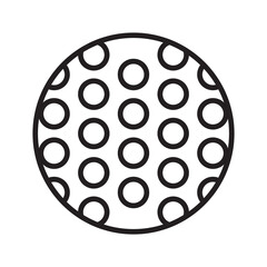 Obraz premium golf ball icon, sport icon vector