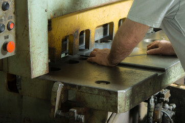 Hands of a working person