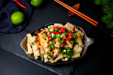 Cooking chicken feet