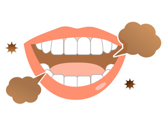 Bad breath dental care cough