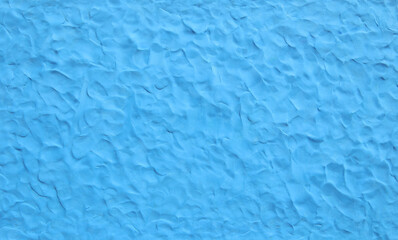 Blue plasticine texture background. Modeling clay material pattern..