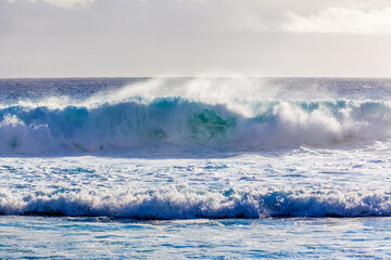 waves on the beach
