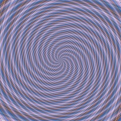 Abstract background illusion hypnotic illustration, optical fancy.