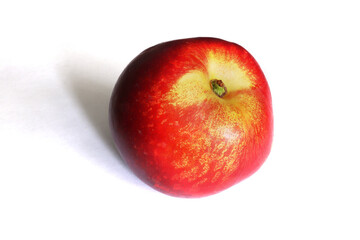 Apple on an isolated background. Apple isolated. Apple on a white background