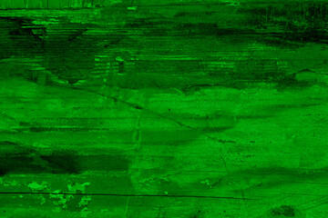 Fototapeta na wymiar Green wood texture. Old painted wood. Place for text