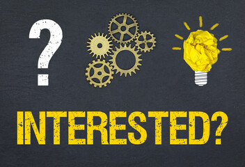 Obraz premium Interested?