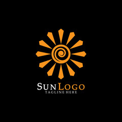 Sun Vector illustration Icon