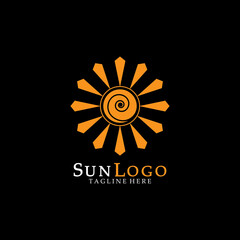 Sun Vector illustration Icon