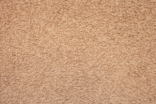 Texture Yellow Pebble Dash Stucco Facade