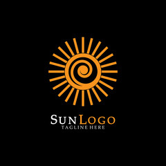 Sun Vector illustration Icon