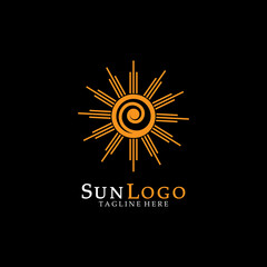 Sun Vector illustration Icon