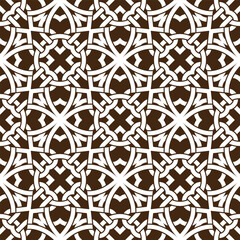 Fototapeta premium Celtic knot Abstract seamless pattern ornament vector