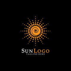 Sun Vector illustration Icon