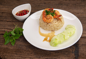 fried rice with shrimp