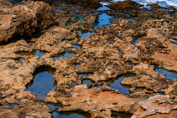 Coast of Tipasa, a colonia in Roman province Mauretania Caesariensis, nowadays Algeria. UNESCO...