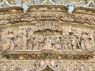 Detalle fachada iglesia de San Pablo , Valladolid