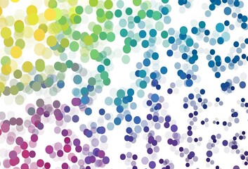 Light Multicolor vector texture with disks.