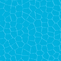 Water pattern. Calm relaxing clear pool top level. Copy space surface water texture for background. Flat vector illustration for travel banners, cards, swimming pools and hotel advertisement materials