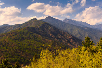 Nature of Paro Valley, Bhutan