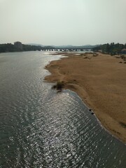 Like a beach but the beast river ever