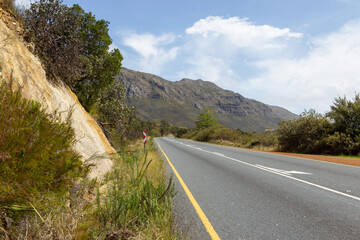 Landscape on Du Toitskloof Pass, Western Cape, South Africa