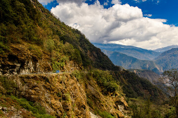Nature and mountains of Bhutan