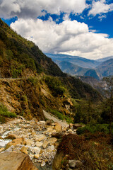 Nature and mountains of Bhutan