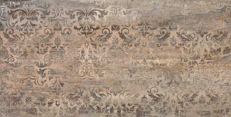 Old wood texture background.Damask texture background.Vintage parquet floor surface - obrazy, fototapety, plakaty