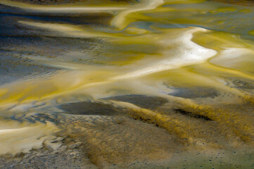 Beautiful sand strip on a low tide, Bissagos Archipelago (Bijagos), Guinea Bissau.  UNESCO Biosphere Reserve