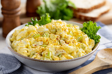 Bowl of Tasty Egg Salad