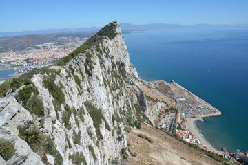 Naklejka premium Vue Panoramique Gibraltar 