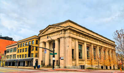 Plakat Historic buildings in Columbus - Ohio, United States