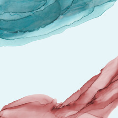 abstract watercolor background with copy space