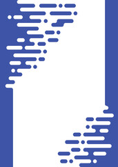 Transition pattern.  Irregular rounded lines with right and left direction - absctract vector futuristic designed background