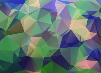 Fototapeta premium Modern vector geometric background. Polygonal art. Web design background