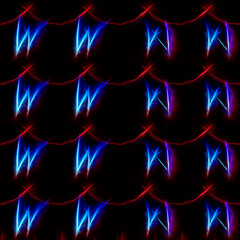 Background with repeating patterns and blurring. Background shapes geometry and repetition. multicolored electric and energy waves, lightning