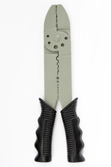 wire cutters on a white background
