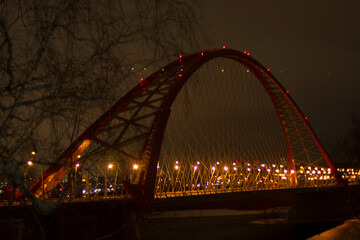 bridge at night